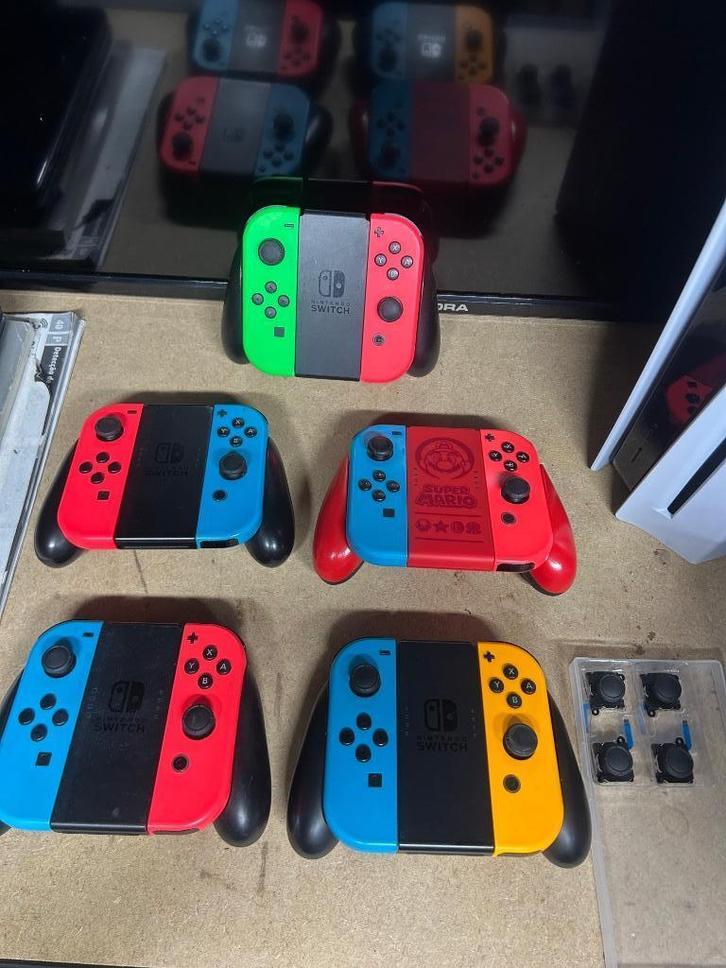 Nintendo switch joycon setjes, Spelcomputers en Games, Spelcomputers | Nintendo Consoles | Accessoires, Zo goed als nieuw, Switch