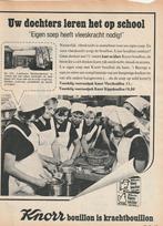 Retro reclame 1966 Knorr Huishoudschool Andijk de dochters, Verzamelen, Retro, Verzenden, Overige typen