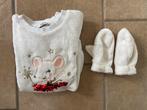 Warme winter kerst trui maat 134 met handschoenen, Kinderen en Baby's, Kinderkleding | Maat 134, Ophalen of Verzenden, Zo goed als nieuw