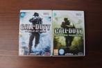 Call of Duty World at War & Modern Warfare | Wii, Vanaf 16 jaar, 2 spelers, Gebruikt, Ophalen of Verzenden