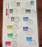 kaart met  div.zegels, Ophalen of Verzenden