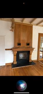 Mooie eikenhouten schouw, Huis en Inrichting, Haarden, Ophalen, Gebruikt, Vrijstaande haard, Houthaard