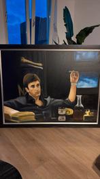 Handgeschilderd scarface portret, Antiek en Kunst, Verzenden