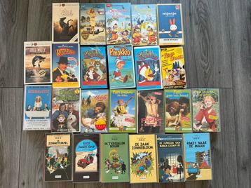 Collectie kinderfilms & klassiekers op VHS beschikbaar voor biedingen