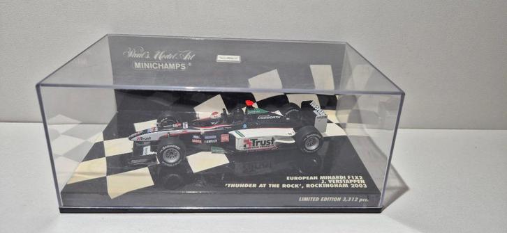 F1 Minardi F1X2 Jos Verstappen * Thunder * 1/43, Hobby en Vrije tijd, Modelauto's | 1:43, Zo goed als nieuw, Auto, MiniChamps