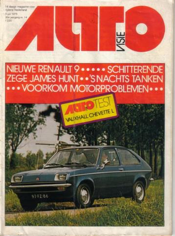 Autovisie 14 1975 : Vauxhall Chevette - BMW E21 - Saab 99 beschikbaar voor biedingen