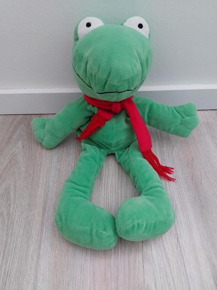 Knuffel handpop kikker en vriendjes max velthuijs L1219, Kinderen en Baby's, Speelgoed | Knuffels en Pluche, Ophalen of Verzenden