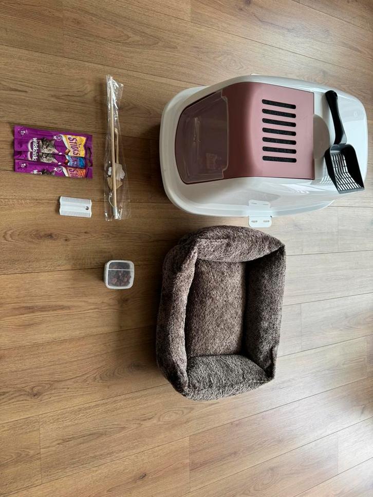 Complete katten set – nauwelijks gebruikt (1 week oud), Dieren en Toebehoren, Katten-accessoires, Zo goed als nieuw, Ophalen of Verzenden