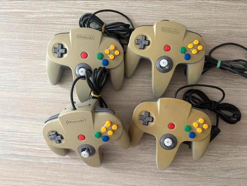 4 originele controllers voor de Nintendo 64, Spelcomputers en Games, Games | Nintendo 64, Ophalen of Verzenden
