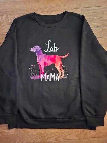 NIEUW Zwart Sweatshirt met LABRADOR - Maat XL beschikbaar voor biedingen