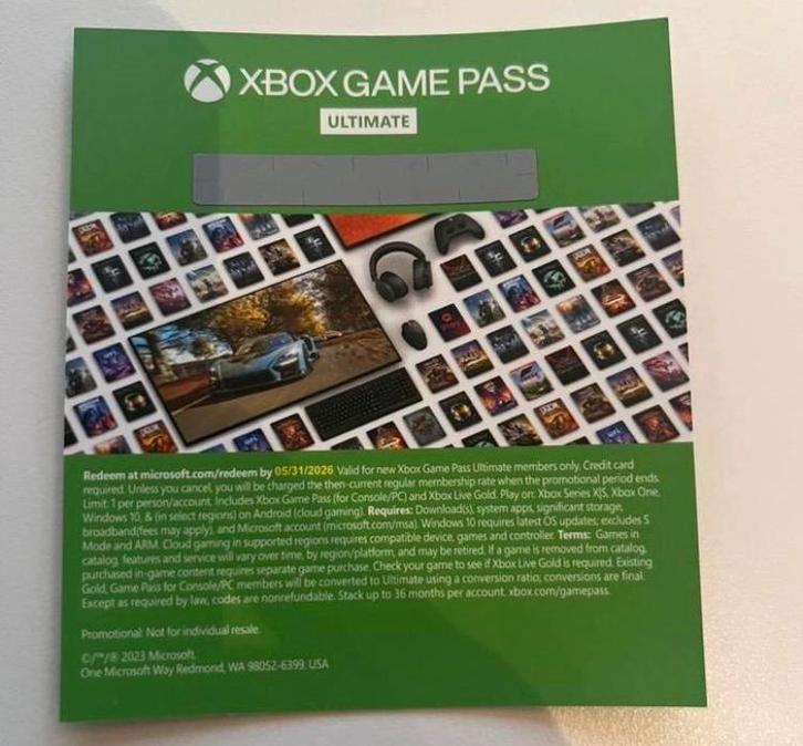 Xbox Game Pass Ultimate - Nieuw!, Spelcomputers en Games, Games | Overige, Nieuw, Overige genres, 1 speler, Vanaf 3 jaar, Online
