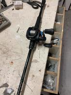 Shimano slx DC Reel, Curado shimano Hengel, Watersport en Boten, Hengelsport | Roofvissen, Ophalen, Zo goed als nieuw, Complete set