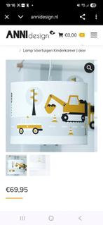 Hanglamp graafmachine, Ophalen, Zo goed als nieuw, Lamp