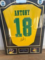 Gesigneerd Brazilië shirt Antony #18, Ophalen of Verzenden, Zo goed als nieuw, Shirt