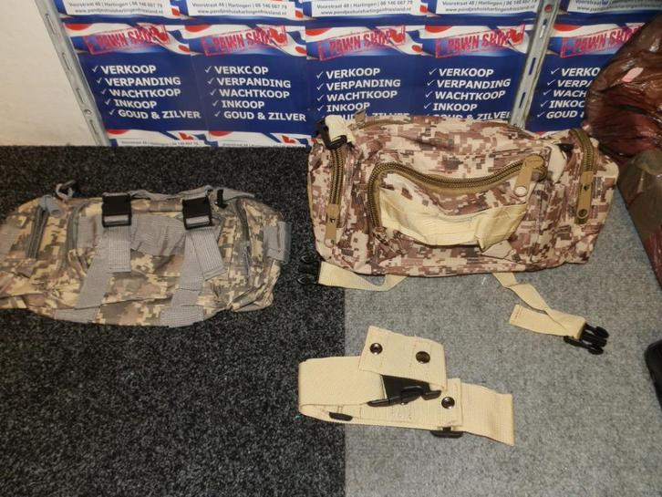 Buideltassen opbergtassen camouflage leger nieuw, Verzamelen, Militaria | Algemeen, Landmacht, Overige typen, Nederland, Ophalen of Verzenden