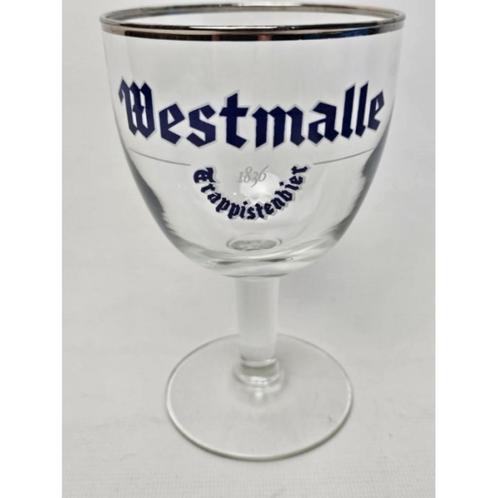 # Westmalle Trappistenbier bierglas. bier glas no 3, Verzamelen, Glas en Borrelglaasjes, Zo goed als nieuw, Bierglas, Ophalen of Verzenden