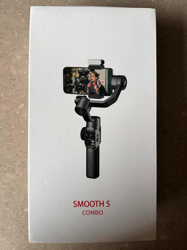 Zhiyun Smooth 5 Combo - Smartphone Gimbal Stabilizer, Audio, Tv en Foto, Actiecamera's, Zo goed als nieuw, Overige merken, Ophalen