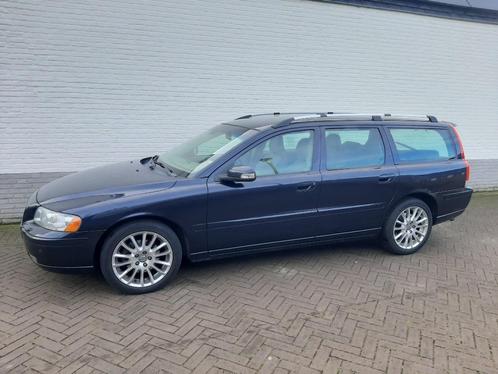 Volvo V70 2.4 D AUT 2008 Blauw 168878 KM, Auto's, Volvo, Particulier, V70, Airbags, Airconditioning, Boordcomputer, Centrale vergrendeling