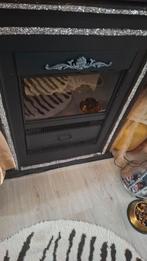 Mooie haard met elektrische kachel, Huis en Inrichting, Kachels, Gebruikt, Elektrisch, Ophalen of Verzenden, Vrijstaand