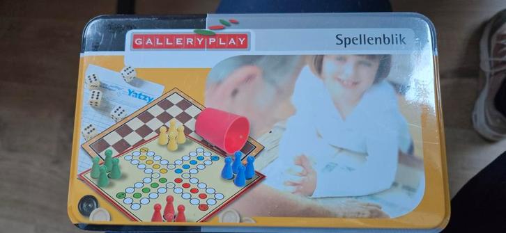 Galleryplat Spellenblik - Nieuw & Ingeseald!, Hobby en Vrije tijd, Gezelschapsspellen | Bordspellen, Nieuw, Een of twee spelers