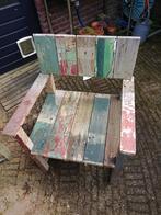Teak houten stoelen (met tafel), Tuin en Terras, Teakhout, Gebruikt, Ophalen