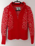 Inti vest maat XS rood met wit, Kleding | Dames, Truien en Vesten, Ophalen of Verzenden, Inti, Maat 34 (XS) of kleiner, Gedragen