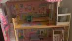Barbie huis, houten poppenhuis, Poppenhuis, Gebruikt, Ophalen of Verzenden
