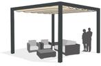 Aanbieding Aluminium Pergola Nesling Optiva 319x319, Ophalen of Verzenden, Nieuw, Tuinpaviljoen