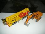 SIKU Kraanwagen + Rupskraan (Loop of Sloop ! / Onderdelen), Hobby en Vrije tijd, Modelauto's | 1:50, Ophalen of Verzenden, Gebruikt
