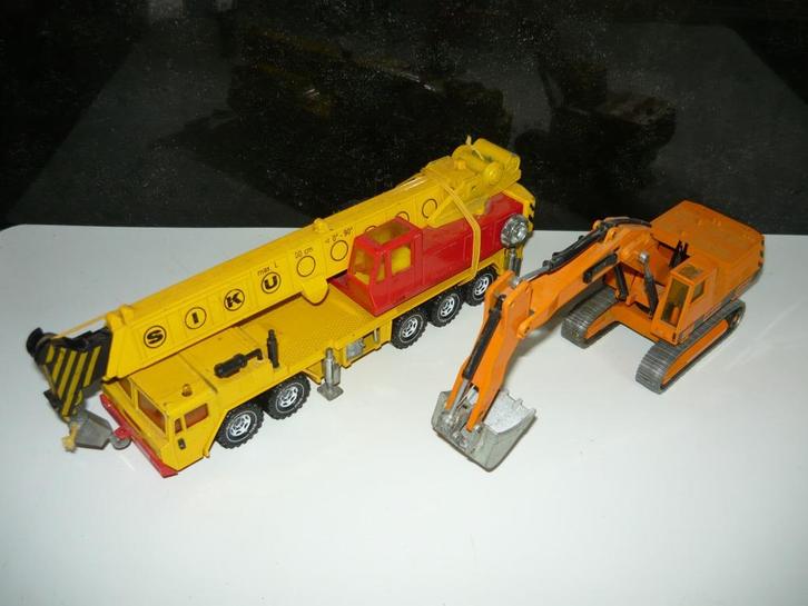 SIKU FAUN Kraanwagen (Loop of Sloop ! / Onderdelen), Hobby en Vrije tijd, Modelauto's | 1:50, Gebruikt, Hijskraan, Tractor of Landbouw