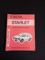 Introductieboek/ training Toyota Starlet (KP60), Ophalen of Verzenden