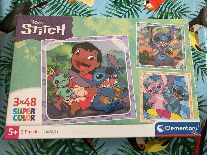 Disney puzzel Lilo & Stitch (Nieuw in verpakking) 3 puzzels, Kinderen en Baby's, Speelgoed | Kinderpuzzels, Nieuw, 4 tot 6 jaar