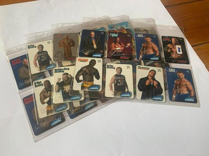 WWE Raw vs SmackDown Kaarten (2004) - Gesigneerd - Italiaans, Verzamelen, Complete verzamelingen en Collecties, Ophalen of Verzenden