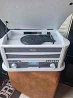 Retro Platenspeler met Radio & CD Speler, Audio, Tv en Foto, Platenspelers, Ophalen of Verzenden, Zo goed als nieuw, Platenspeler