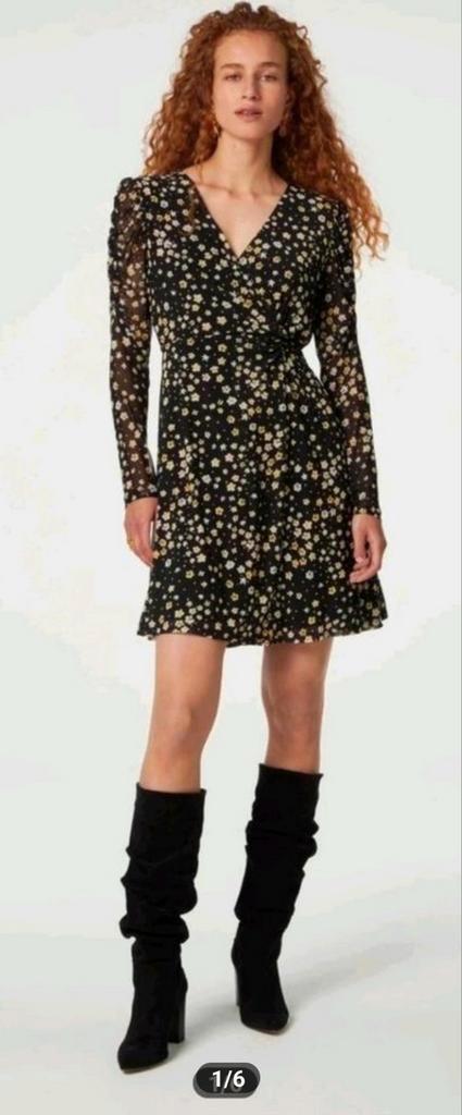 Fabienne Chapot Flake jurk maat M *nieuw *, Kleding | Dames, Jurken, Nieuw, Maat 38/40 (M), Zwart, Ophalen of Verzenden