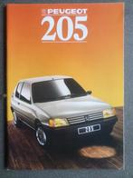 Peugeot 205 & XS & GTI & Cabrio Brochure, Gelezen, Peugeot, Verzenden