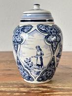 Dekselvaas / Urn - Delfts Blauw Aardewerk - Regina, Ophalen of Verzenden