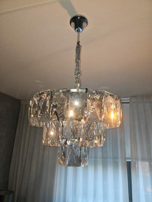 Richmond Style Hanglamp, Huis en Inrichting, Lampen | Hanglampen, Zo goed als nieuw, Minder dan 50 cm, Glas, Metaal, Ophalen of Verzenden