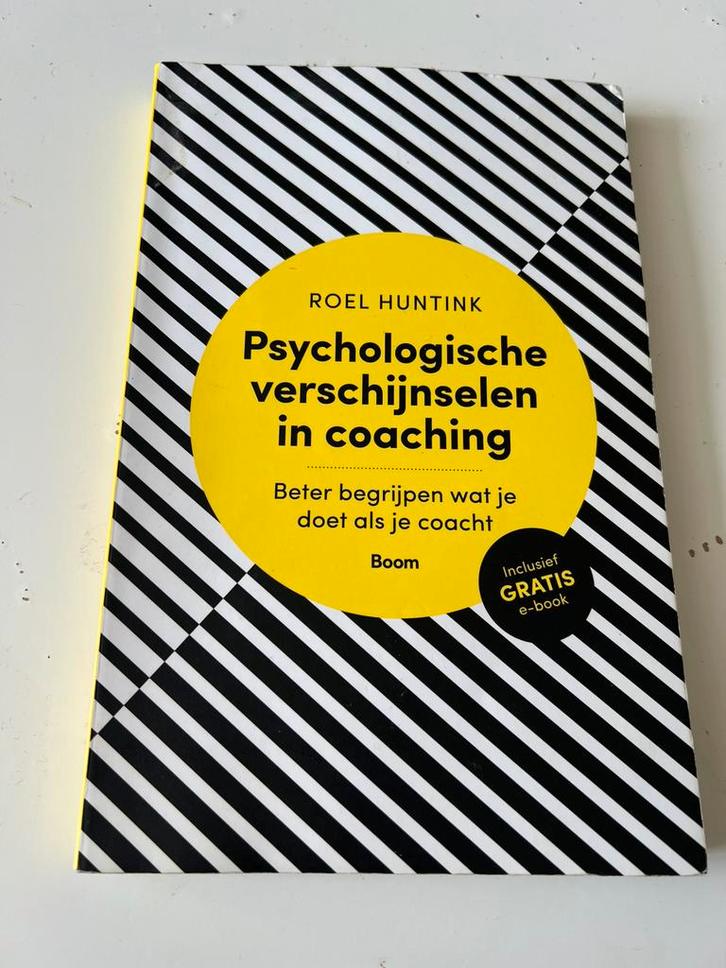 Roel Huntink - Psychologische verschijnselen in coaching, Boeken, Advies, Hulp en Training, Zo goed als nieuw, Ophalen of Verzenden