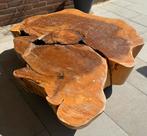 Super mooie boomstam salontafel, Ophalen of Verzenden, Rechthoekig, 100 tot 150 cm, Minder dan 50 cm