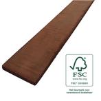 FSC 100% Plank hardhout fijnbezaagd 20 x 100 x 4500 mm, Tuin en Terras, Palen, Balken en Planken