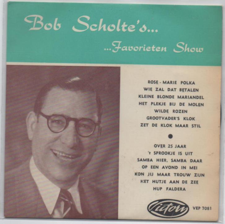 Bob Scholte- Favorieten Show, Cd's en Dvd's, Vinyl | Nederlandstalig, Zo goed als nieuw, Levenslied of Smartlap, Overige formaten