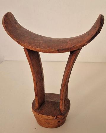 Koopje:  Barkin, hoofdsteun hout ,Oost Afrika, incl ver beschikbaar voor biedingen