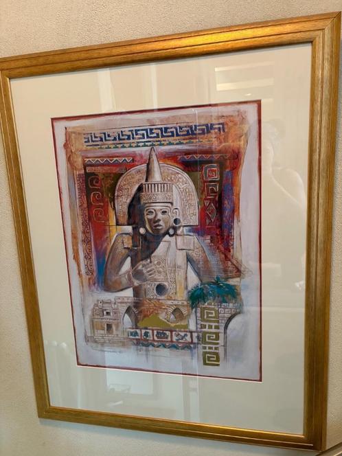 Joadoor/Ger Doornink - kunst met lijst VRAAGPRIJS VERLAAGD, Antiek en Kunst, Kunst | Litho's en Zeefdrukken, Ophalen