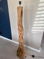 Lampenvoet teakhout, Huis en Inrichting, Ophalen, 100 tot 150 cm, Zo goed als nieuw, Brocant