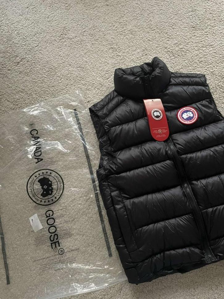 Zwarte Canada Goose bodywarmer, Kleding | Heren, Bodywarmers, Zo goed als nieuw, Zwart, Ophalen of Verzenden