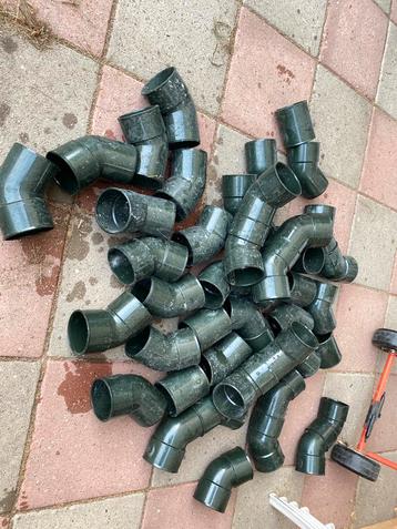 DYKA AIR Bocht 80mm 2x lijmmof 45 groeno  18stuk 45 euro beschikbaar voor biedingen