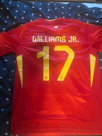 Gesigneerd shirt Nico Williams beschikbaar voor biedingen