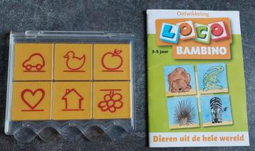 Loco Bambino en boekje ( Dieren uit de hele wereld) beschikbaar voor biedingen