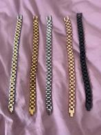 Stainless Steel Luxe Rolex Armbanden unisex, Ophalen of Verzenden, Nieuw, Zilver, Goud